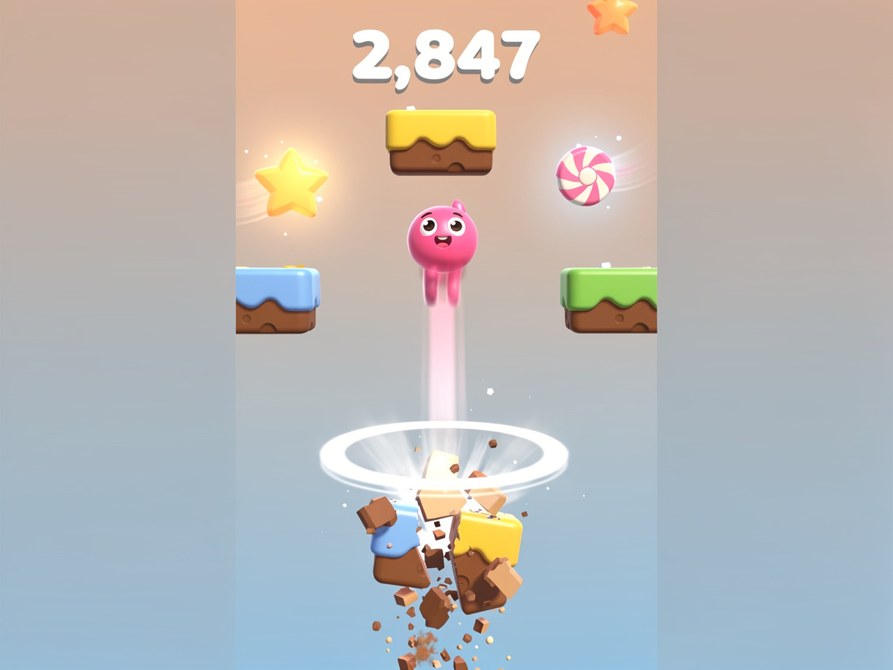 Casual / Mobile game screenshot — built with Exekite